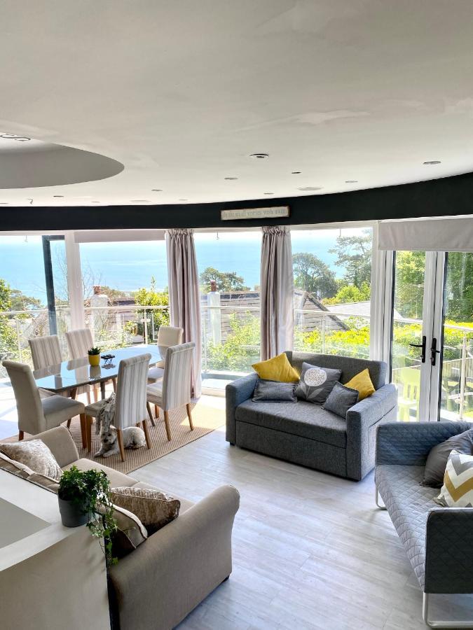 One Of The Best Properties In Lyme! Breathtaking Views Across The Whole Bay. 3 Stories With 2 Tier Veranda Around The Property. Sleeps 6 ライム・レジス エクステリア 写真